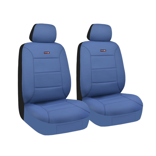 Sharkskin Neoprene Universal Front Seat Covers - Blue