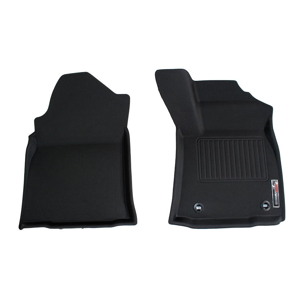 Sharkskin Custom-Fit Toyota Hilux 2018+ 3D TPE All-Weather Floor Mats