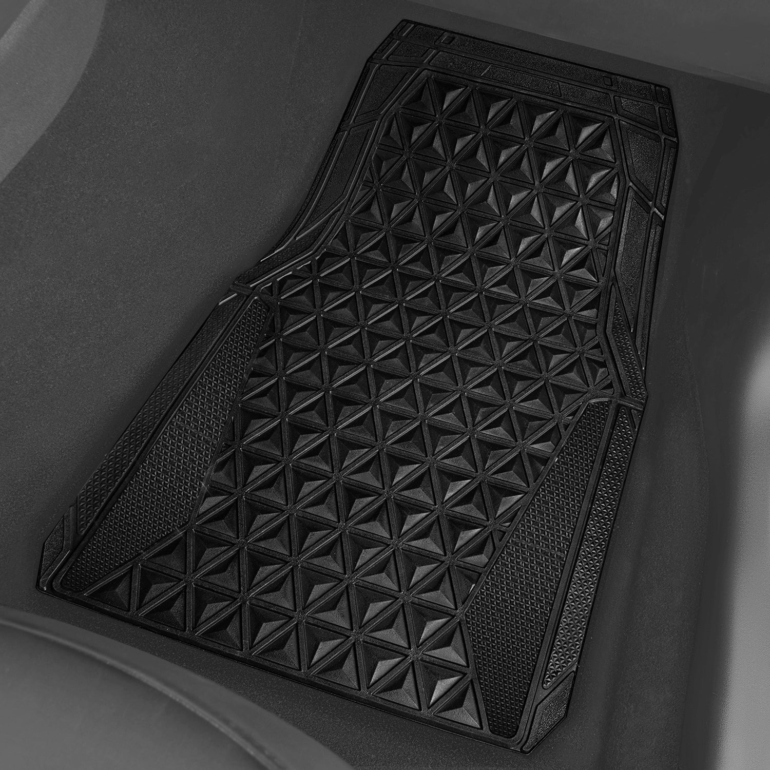 Sharkskin Triangle Heavy-Duty Floor Mat Set