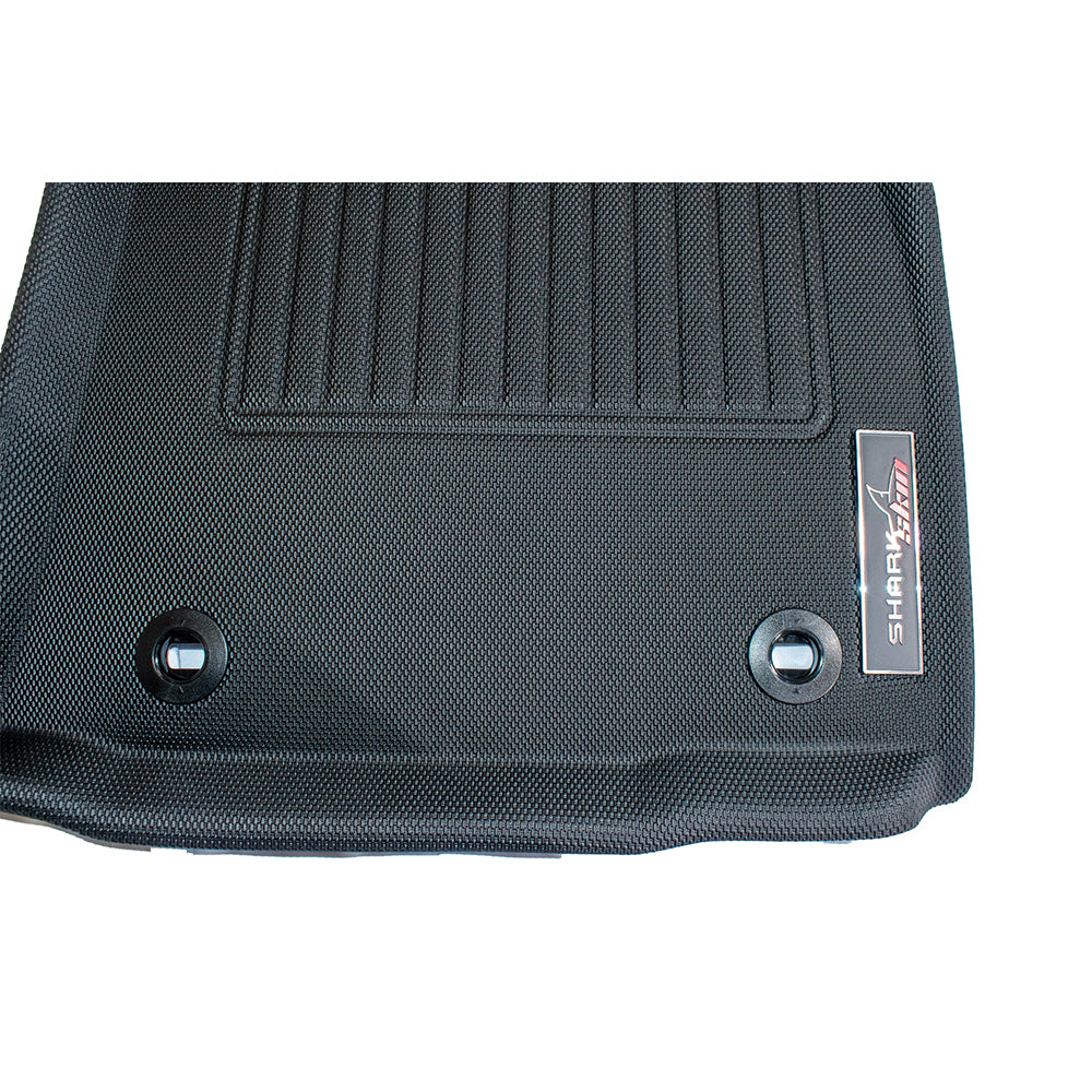 Sharkskin Custom-Fit Toyota Hilux 2018+ 3D TPE All-Weather Floor Mats