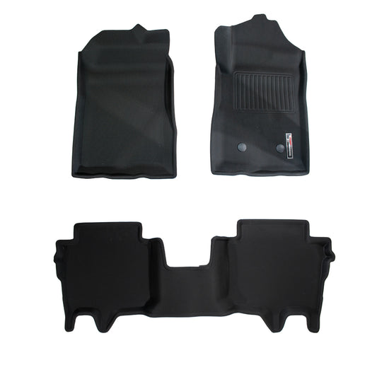 Sharkskin Custom-Fit Ford Everest 2025+ 3D TPE All-Weather Floor Mats