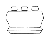 TOYOTA Rear Seat Configuration