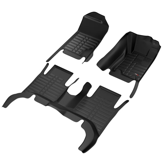 Sharkskin Custom-Fit Mitsubishi Triton 2015-2024 All-Weather Floor Mats