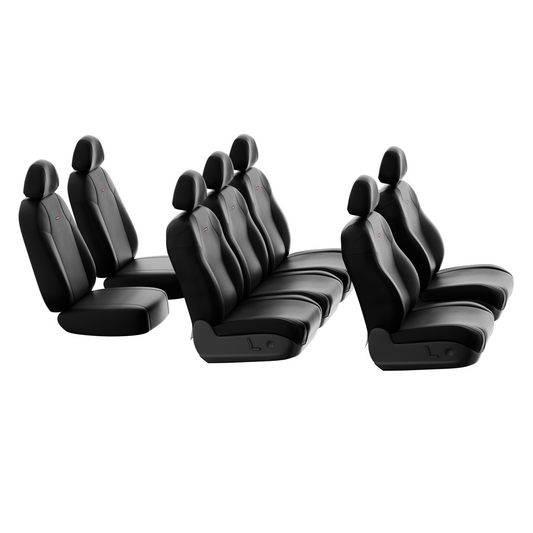 Sharkskin PLUS Seat Covers- Suitable for Toyota Prado 150 Series 7 Seater (06.2021-On)
