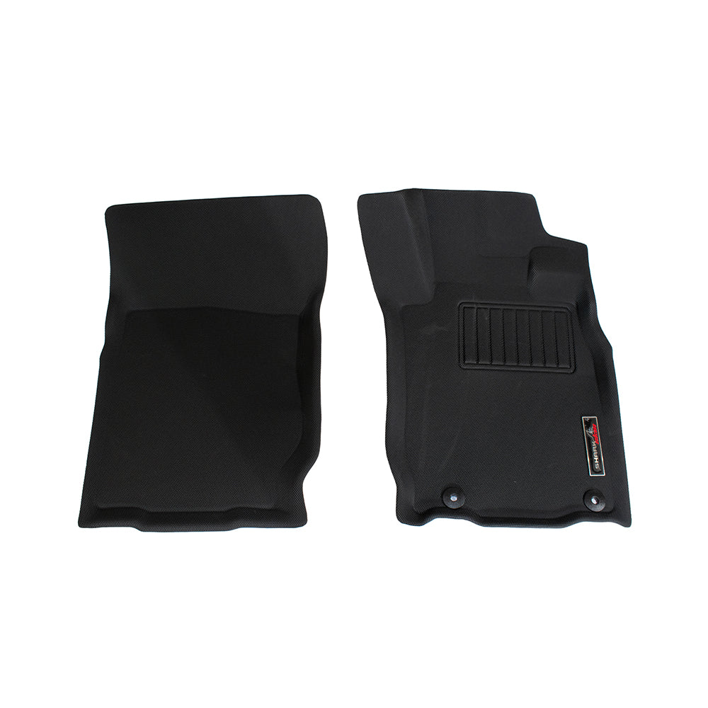 Sharkskin Custom-Fit Mitsubishi Pajero 2016–2024 3D TPE All-Weather Floor Mats