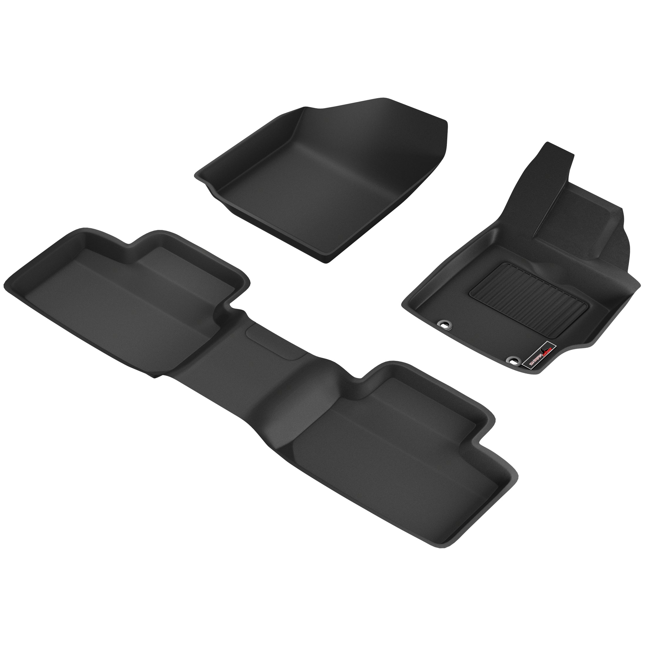 Sharkskin Custom-Fit Toyota Corolla 2020–2025 3D TPE All-Weather Floor Mats