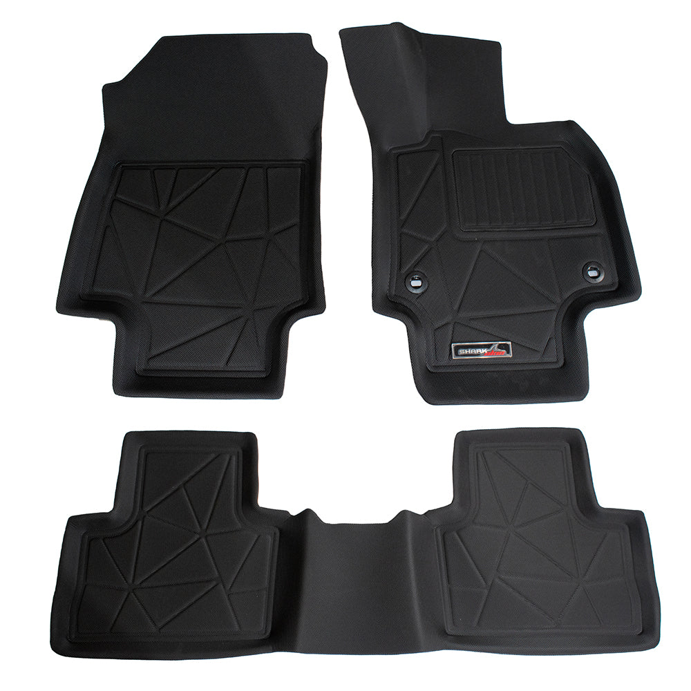 Sharkskin Custom-Fit Toyota RAV4 2019+ 3D TPE All-Weather Floor Mats