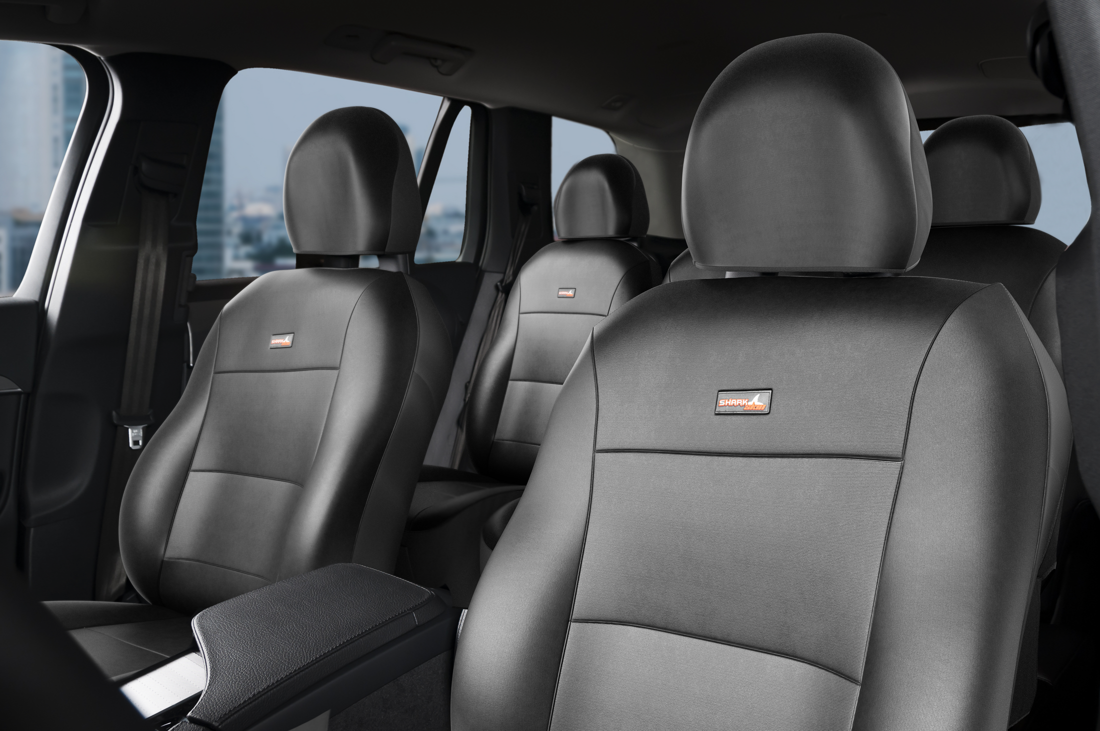 Sharkskin Seat Covers Suitable for Toyota Hilux Dual Cab 2005
